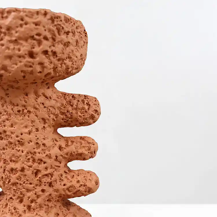 LIBERTA KYCLADIC I ΚΗΡΟΠΗΓΙΟ ΔΙΑΚΟΣΜΗΤΙΚΟ 12x10x20cm RESIN ΠΟΡΤΟΚΑΛΙ