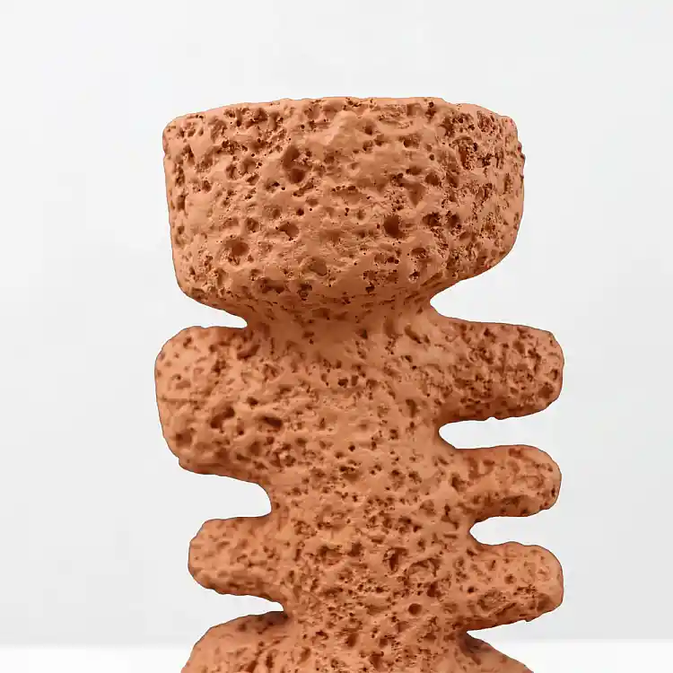 LIBERTA KYCLADIC I ΚΗΡΟΠΗΓΙΟ ΔΙΑΚΟΣΜΗΤΙΚΟ 12x10x20cm RESIN ΠΟΡΤΟΚΑΛΙ