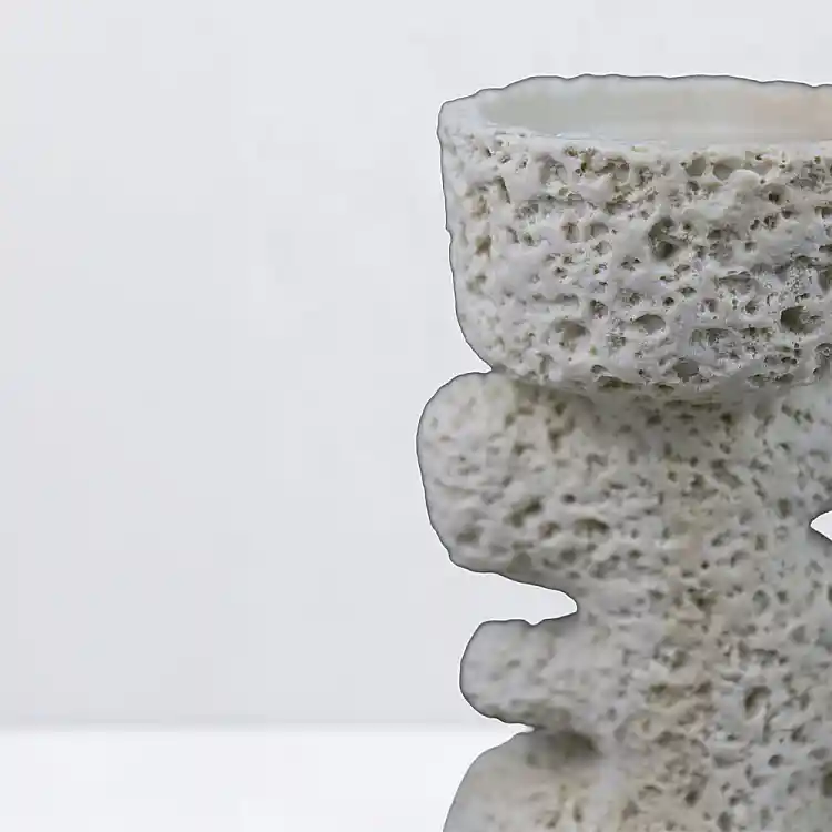 LIBERTA KYCLADIC III ΚΗΡΟΠΗΓΙΟ ΔΙΑΚΟΣΜΗΤΙΚΟ 12x10x20cm RESIN ΜΠΕΖ