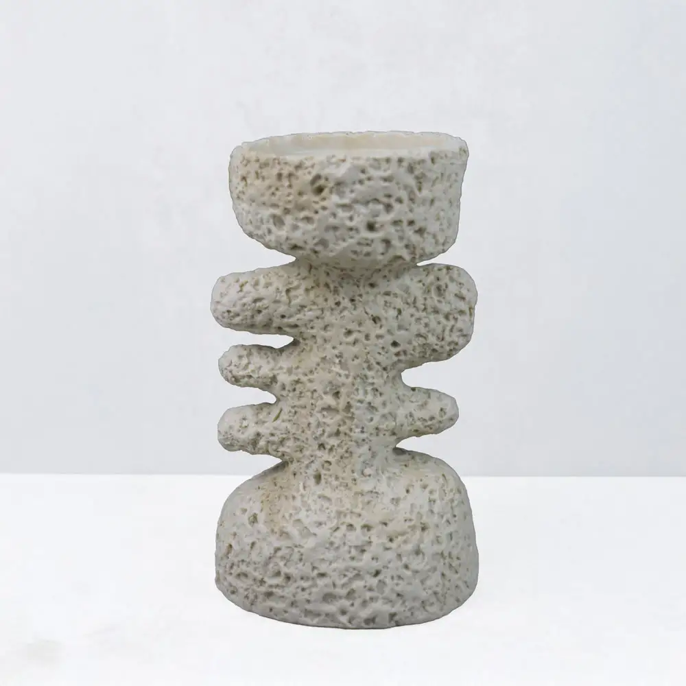 LIBERTA KYCLADIC III ΚΗΡΟΠΗΓΙΟ ΔΙΑΚΟΣΜΗΤΙΚΟ 12x10x20cm RESIN ΜΠΕΖ