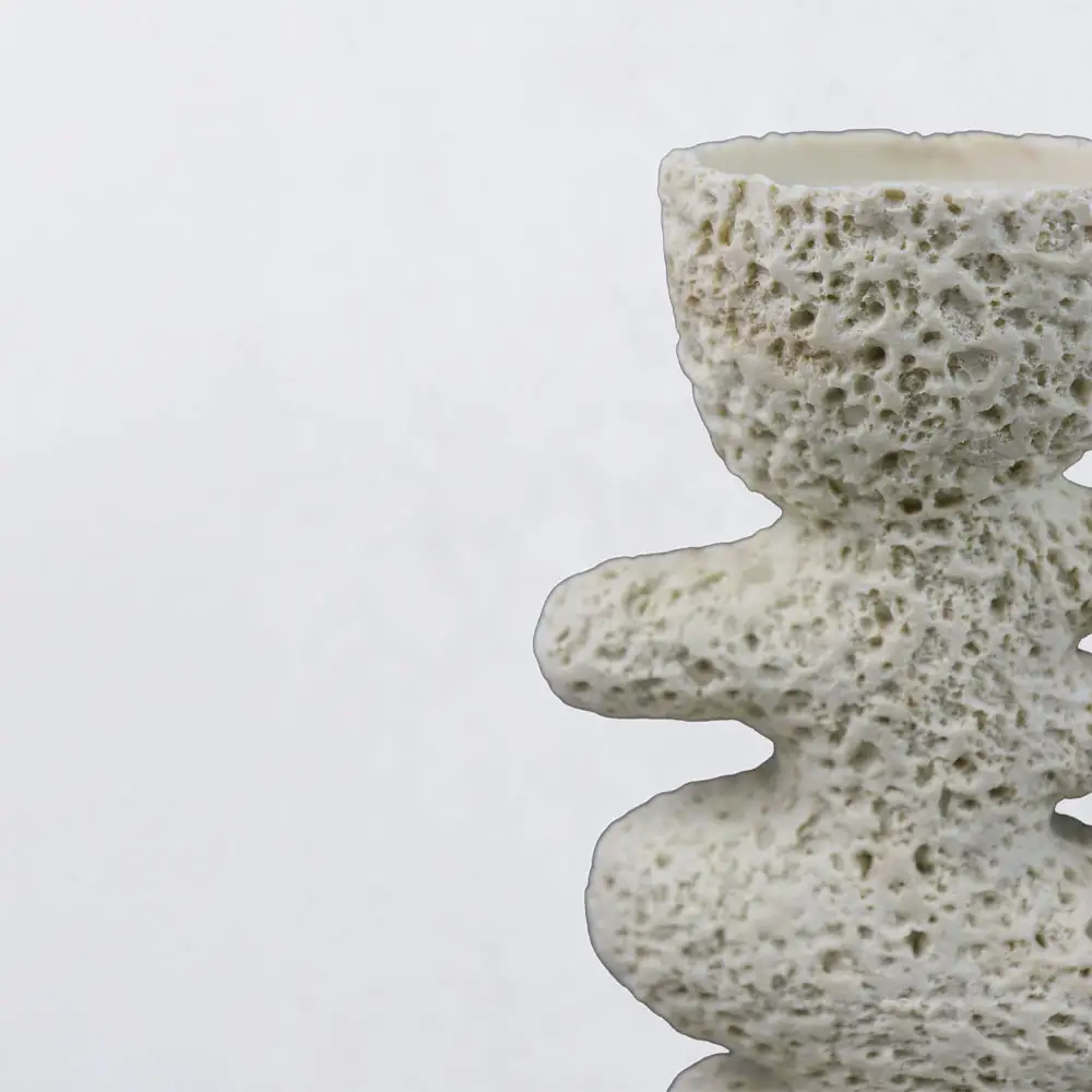 LIBERTA LUSTRE III ΚΗΡΟΠΗΓΙΟ ΔΙΑΚΟΣΜΗΤΙΚΟ 14.5x9.5x25cm RESIN ΜΠΕΖ