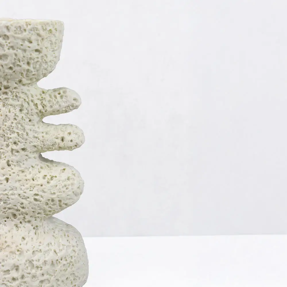 LIBERTA LUSTRE III ΚΗΡΟΠΗΓΙΟ ΔΙΑΚΟΣΜΗΤΙΚΟ 14.5x9.5x25cm RESIN ΜΠΕΖ