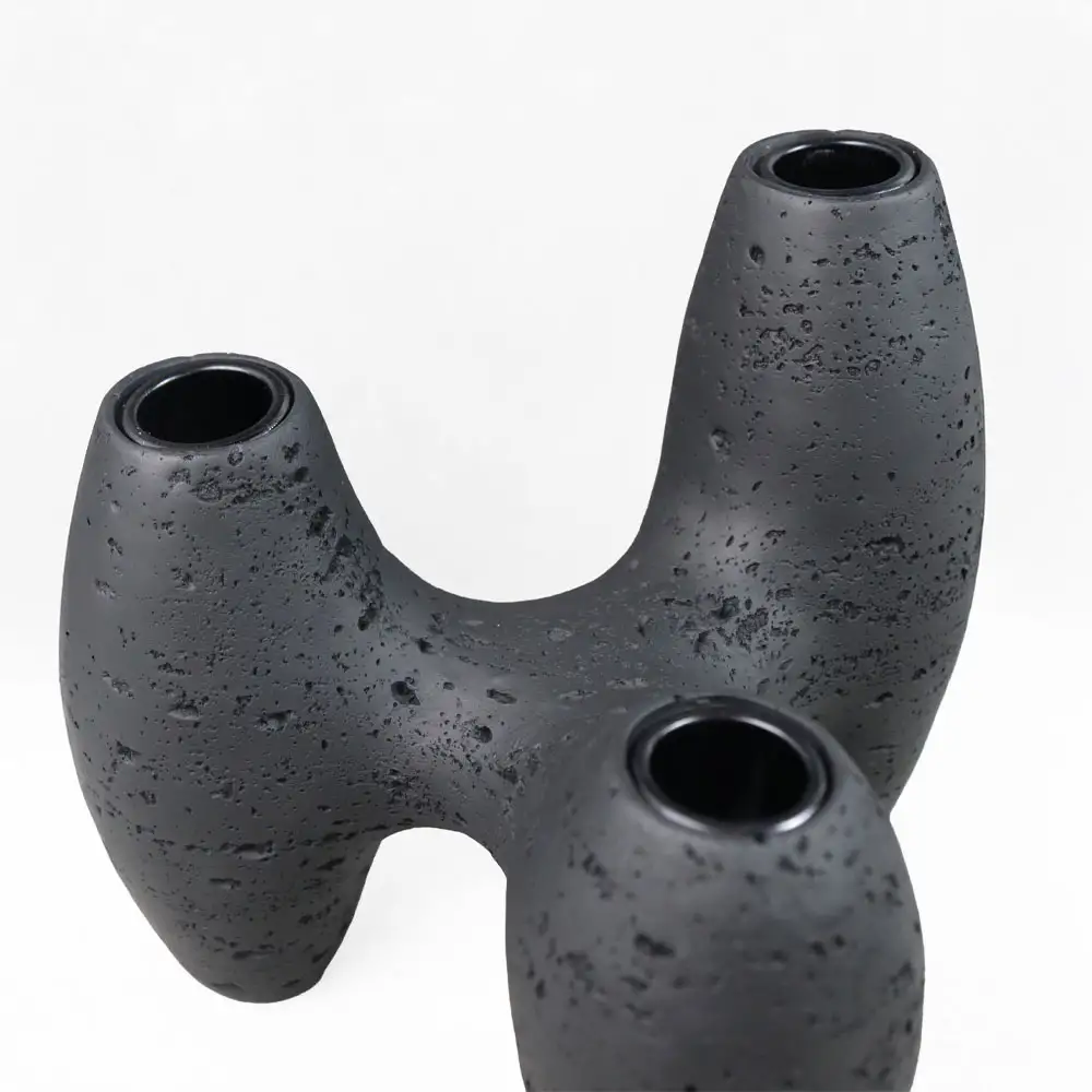 LIBERTA TRIPTYCH II ΚΗΡΟΠΗΓΙΟ ΔΙΑΚΟΣΜΗΤΙΚΟ 18.5x15.5x15.5cm RESIN ΜΑΥΡΟ