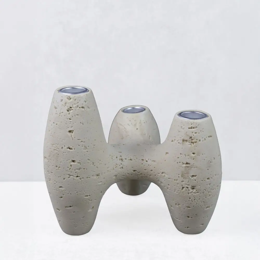 LIBERTA TRIPTYCH III ΚΗΡΟΠΗΓΙΟ ΔΙΑΚΟΣΜΗΤΙΚΟ 18.5x15.5x15.5cm RESIN ΜΠΕΖ