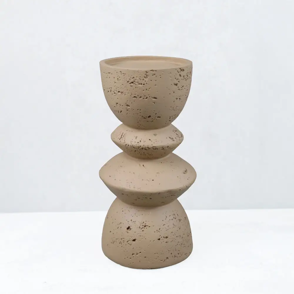 LIBERTA EQUINOX I ΚΗΡΟΠΗΓΙΟ ΔΙΑΚΟΣΜΗΤΙΚΟ 10x10x20cm RESIN ΚΑΦΕ ΑΝΟΙΧΤΟ