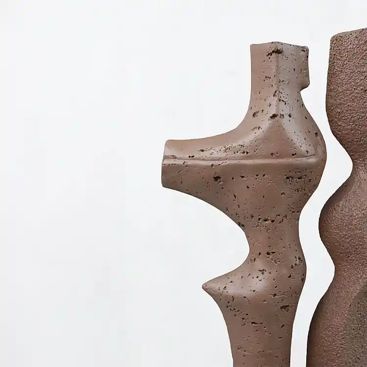 LIBERTA DUET I ΔΙΑΚΟΣΜΗΤΙΚΟ 16x9x32cm RESIN ΚΑΦΕ