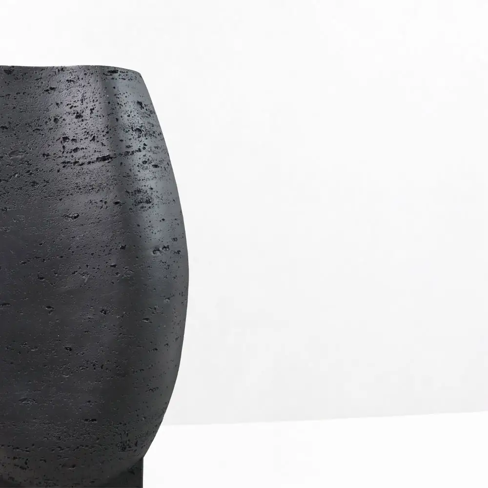 LIBERTA ORBIX I ΒΑΖΟ 19.5x13x35cm RESIN ΜΑΥΡΟ