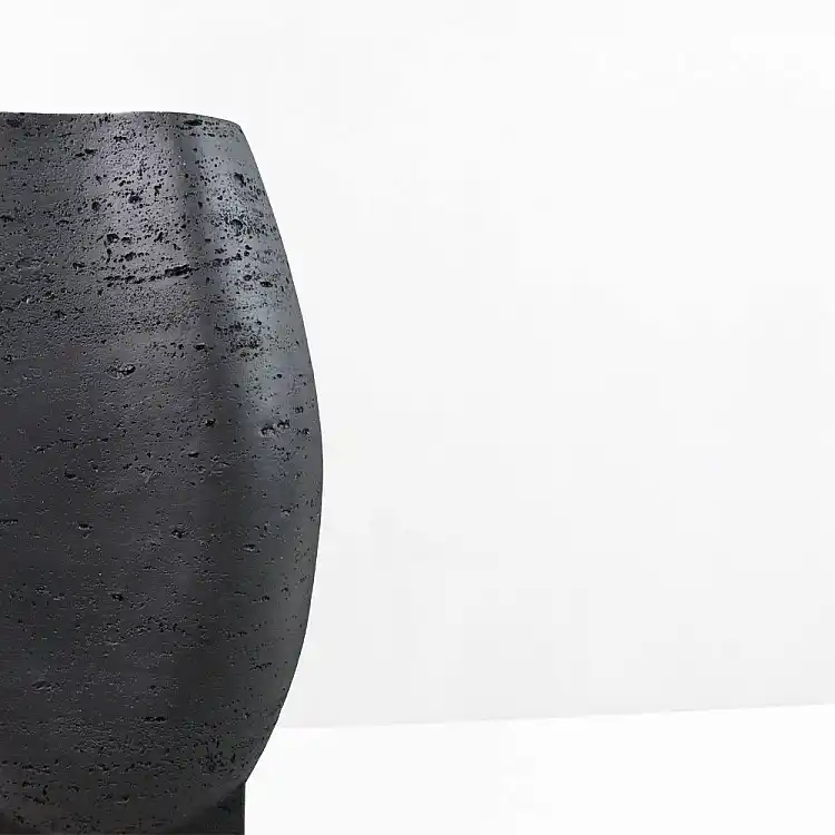 LIBERTA ORBIX I ΒΑΖΟ 20x13x35cm RESIN ΜΑΥΡΟ