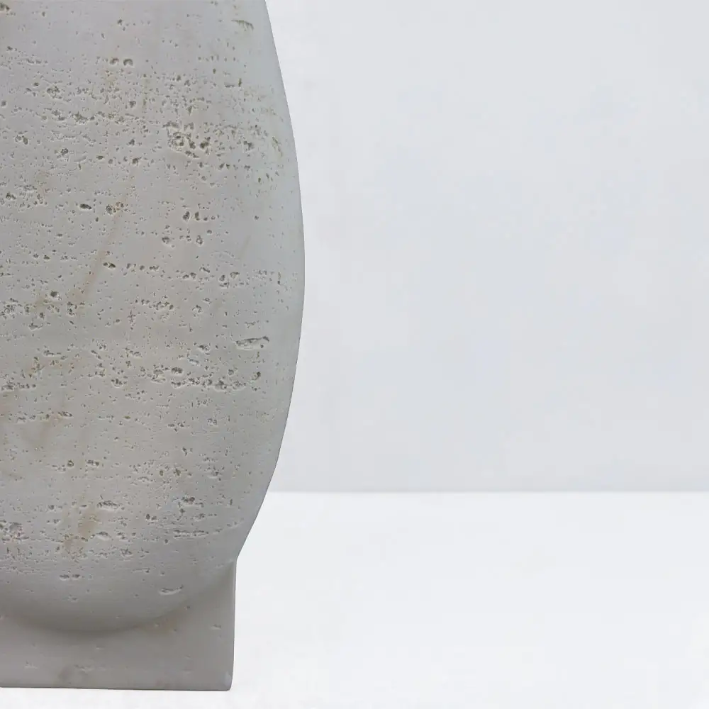 LIBERTA ORBIX II ΒΑΖΟ 19.5x13x35cm RESIN ΜΠΕΖ