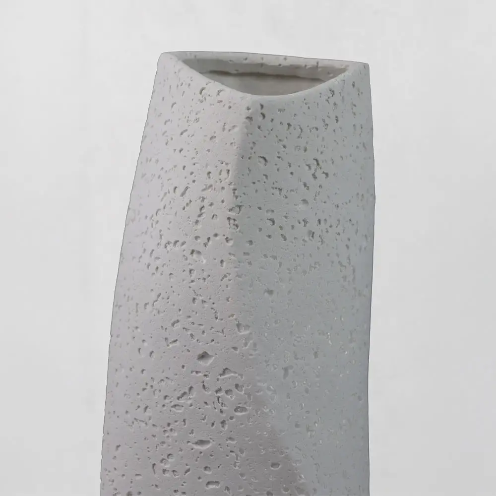 LIBERTA VOID III ΒΑΖΟ 16.5x14.5x39cm RESIN ΑΣΠΡΟ