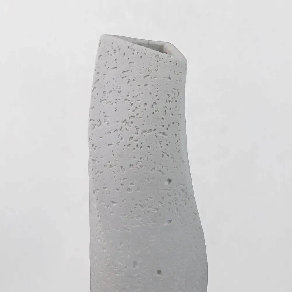 LIBERTA VOID III ΒΑΖΟ 16.5x14.5x39cm RESIN ΑΣΠΡΟ