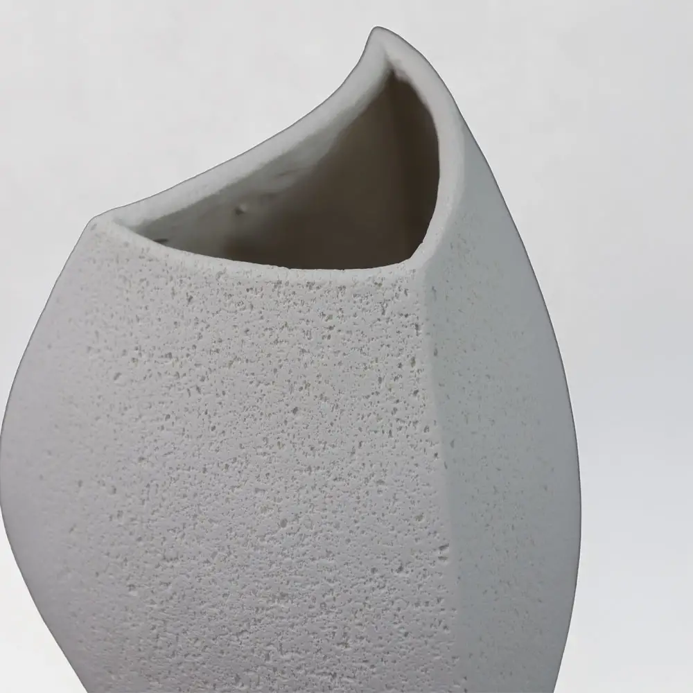 LIBERTA ELYSE II ΒΑΖΟ 20x19x28cm RESIN ΑΣΠΡΟ