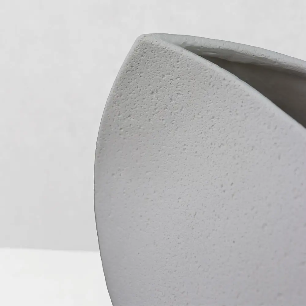 LIBERTA ELYSE II ΒΑΖΟ 20x19x28cm RESIN ΑΣΠΡΟ