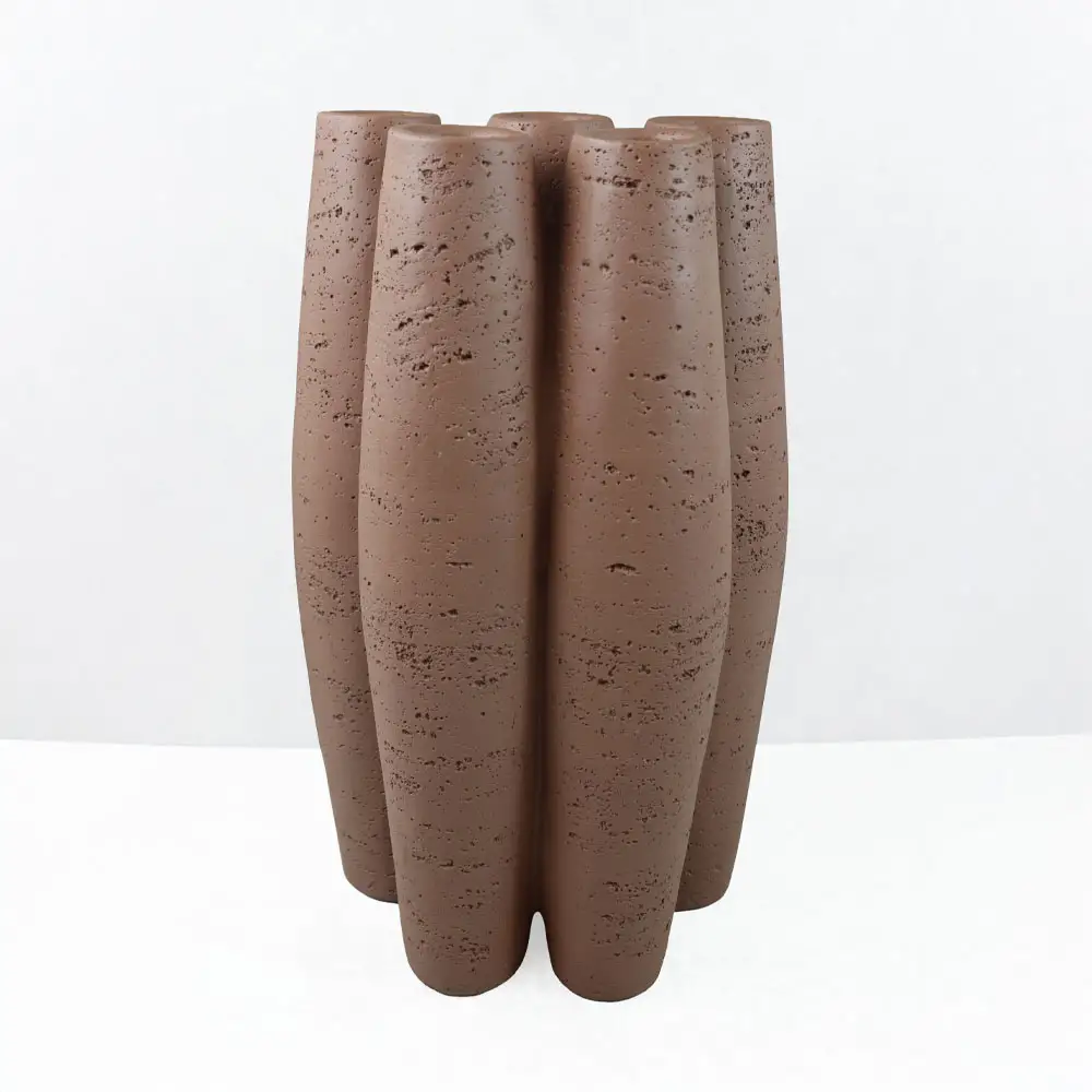 LIBERTA ORIN I ΒΑΖΟ 23x15.5x38cm RESIN ΚΑΦΕ