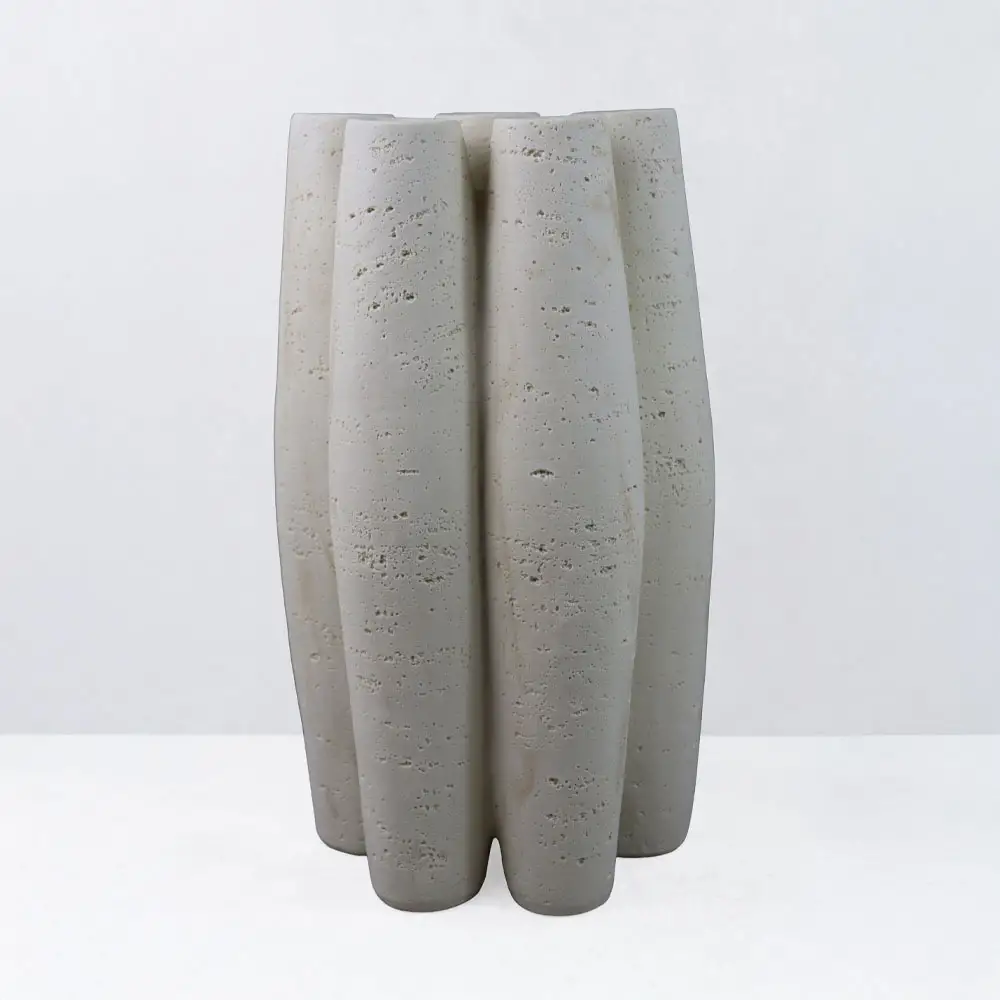 LIBERTA ORIN III ΒΑΖΟ 23x15.5x38cm RESIN ΜΠΕΖ