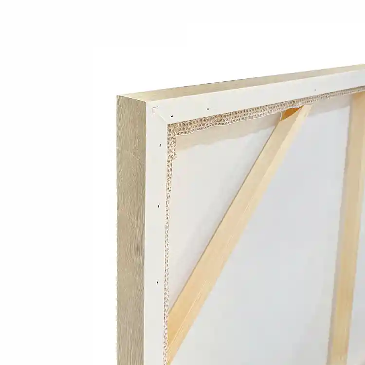 LIBERTA WHEAT ΠΙΝΑΚΑΣ ΔΙΑΚΟΣΜΗΤΙΚΟΣ ΜΕ ΚΟΡΝΙΖΑ 80x120x4cm ΚΑΜΒΑΣ ΜΠΕΖ ΛΕΥΚΟ ΞΥΛΟ