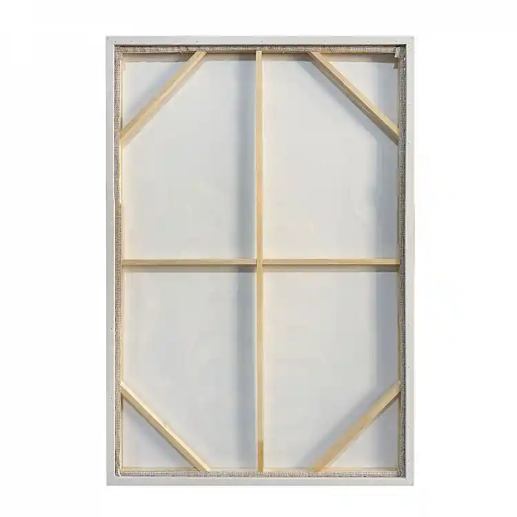 LIBERTA WHEAT ΠΙΝΑΚΑΣ ΔΙΑΚΟΣΜΗΤΙΚΟΣ ΜΕ ΚΟΡΝΙΖΑ 80x120x4cm ΚΑΜΒΑΣ ΜΠΕΖ ΛΕΥΚΟ ΞΥΛΟ
