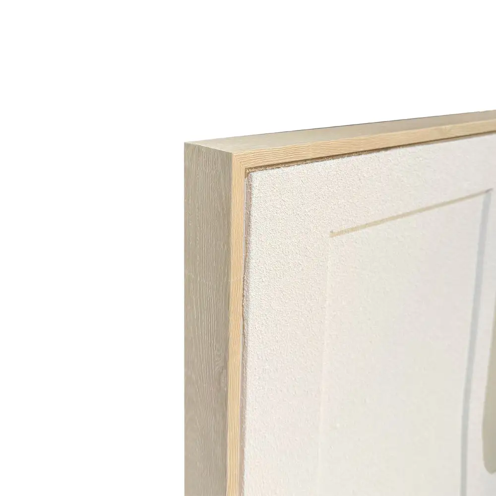 LIBERTA RHYTHM C ΠΙΝΑΚΑΣ ΔΙΑΚΟΣΜΗΤΙΚΟΣ ΜΕ ΚΟΡΝΙΖΑ 80x120x4cm ΚΑΜΒΑΣ ΜΠΕΖ ΛΕΥΚΟ PS