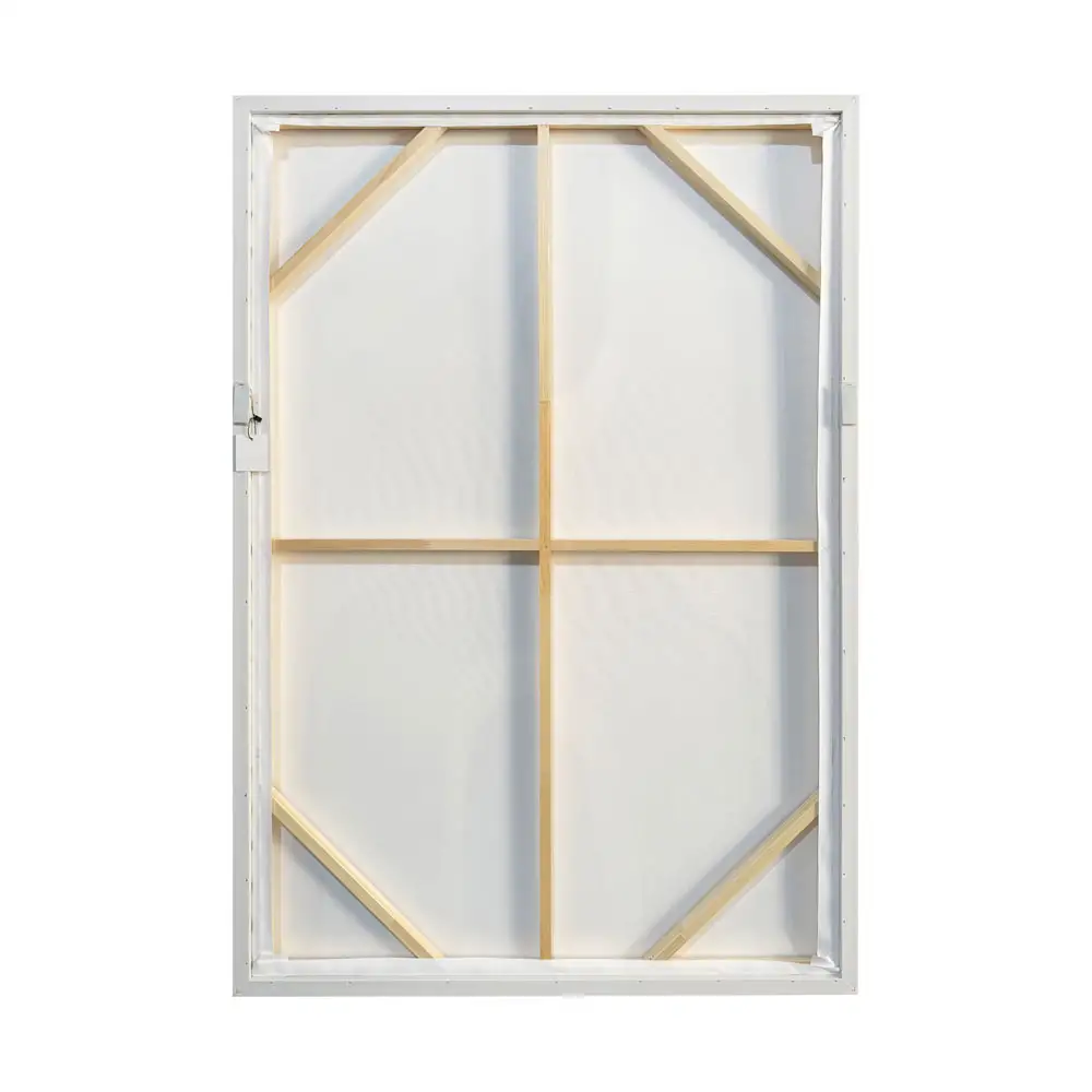 LIBERTA RHYTHM C ΠΙΝΑΚΑΣ ΔΙΑΚΟΣΜΗΤΙΚΟΣ ΜΕ ΚΟΡΝΙΖΑ 80x120x4cm ΚΑΜΒΑΣ ΜΠΕΖ ΛΕΥΚΟ PS