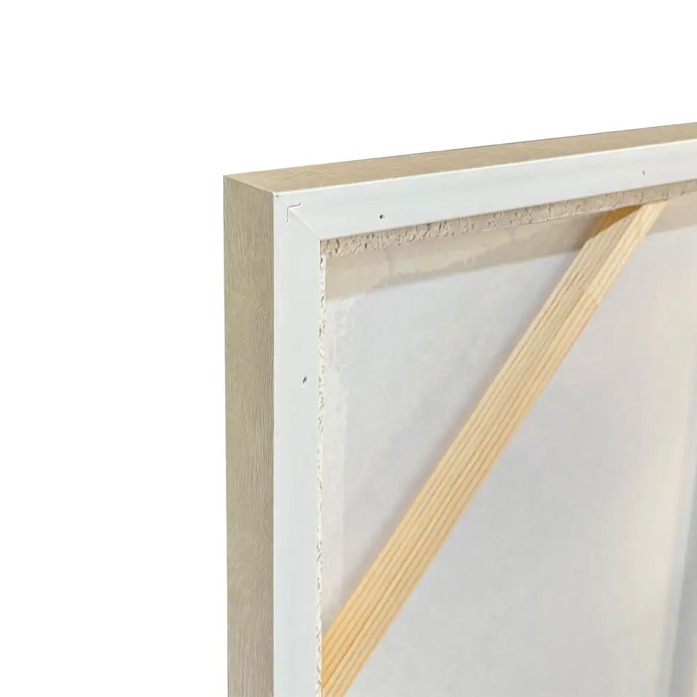 LIBERTA ALIGN ΠΙΝΑΚΑΣ ΔΙΑΚΟΣΜΗΤΙΚΟΣ ΜΕ ΚΟΡΝΙΖΑ 80x120x4cm ΚΑΜΒΑΣ ΠΡΑΣΙΝΟ ΓΚΡΙ PS