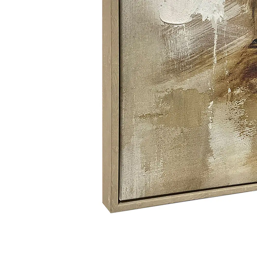 LIBERTA NIRVA ΠΙΝΑΚΑΣ ΔΙΑΚΟΣΜΗΤΙΚΟΣ ΜΕ ΚΟΡΝΙΖΑ 80x120x4cm ΚΑΜΒΑΣ ΠΟΛΥΧΡΩΜΟ PS