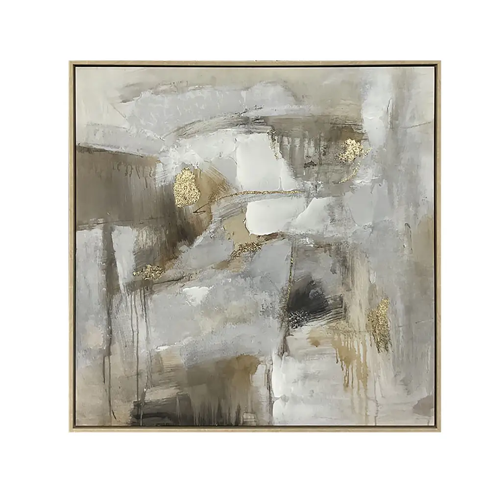 LIBERTA NYRA ΠΙΝΑΚΑΣ ΔΙΑΚΟΣΜΗΤΙΚΟΣ ΜΕ ΚΟΡΝΙΖΑ 82.6x4.3x82.6cm ΚΑΜΒΑΣ ΠΟΛΥΧΡΩΜΟ PS