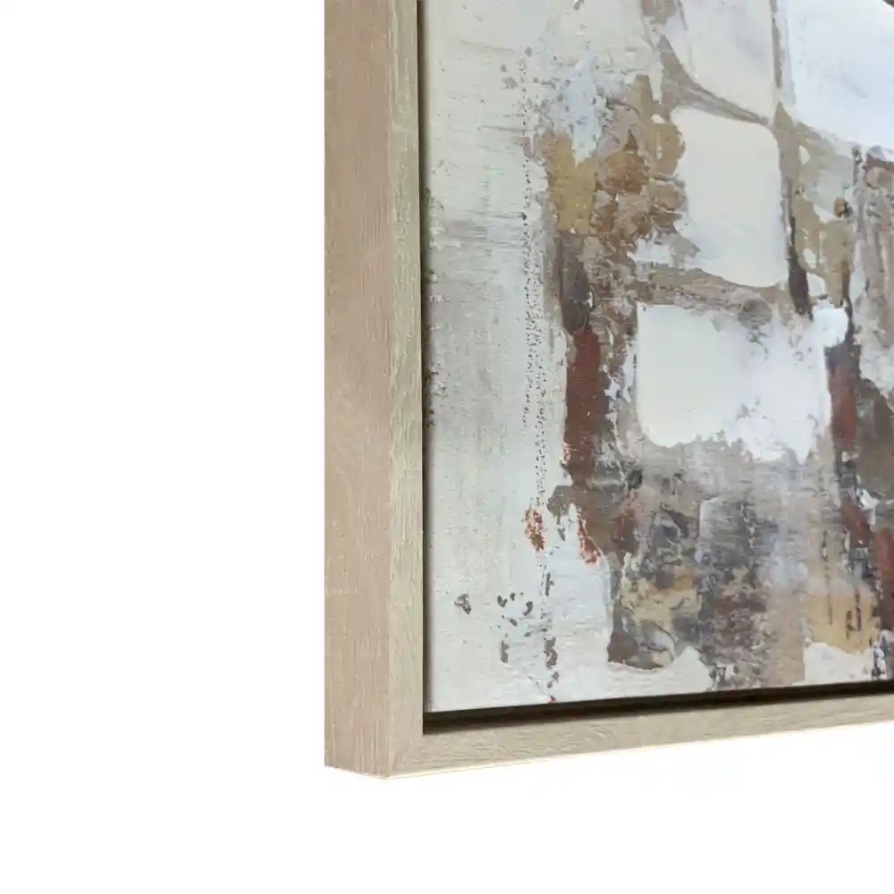 LIBERTA OMBRA I ΠΙΝΑΚΑΣ ΔΙΑΚΟΣΜΗΤΙΚΟΣ ΜΕ ΚΟΡΝΙΖΑ 80x4x80cm ΚΑΜΒΑΣ ΠΟΛΥΧΡΩΜΟ PS