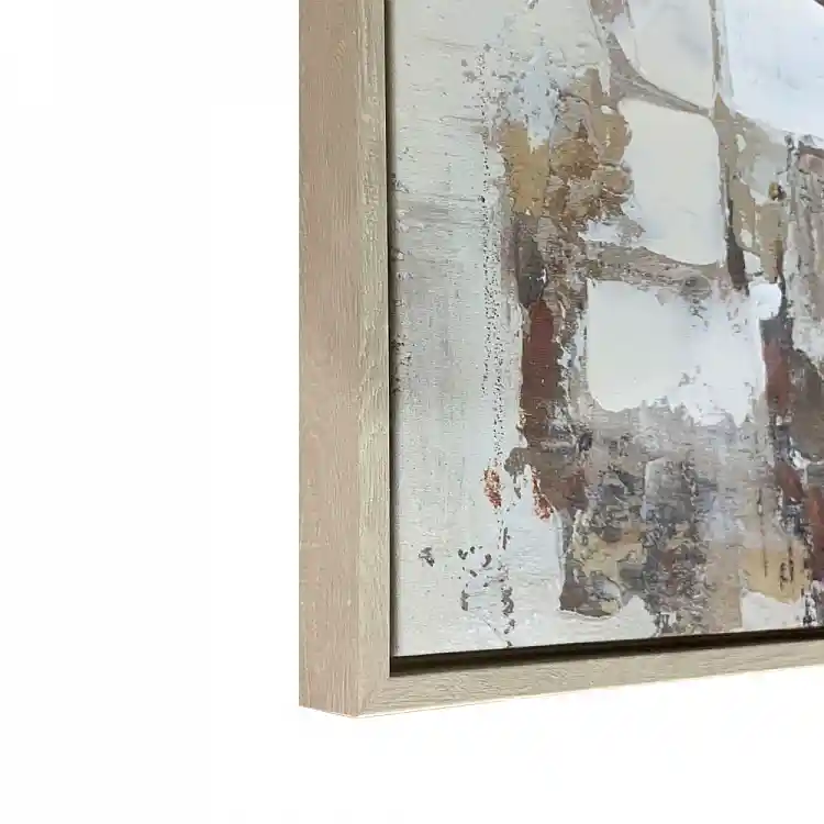 LIBERTA OMBRA I ΠΙΝΑΚΑΣ ΔΙΑΚΟΣΜΗΤΙΚΟΣ ΜΕ ΚΟΡΝΙΖΑ 80x80x4cm ΚΑΜΒΑΣ ΠΟΛΥΧΡΩΜΟ ΞΥΛΟ