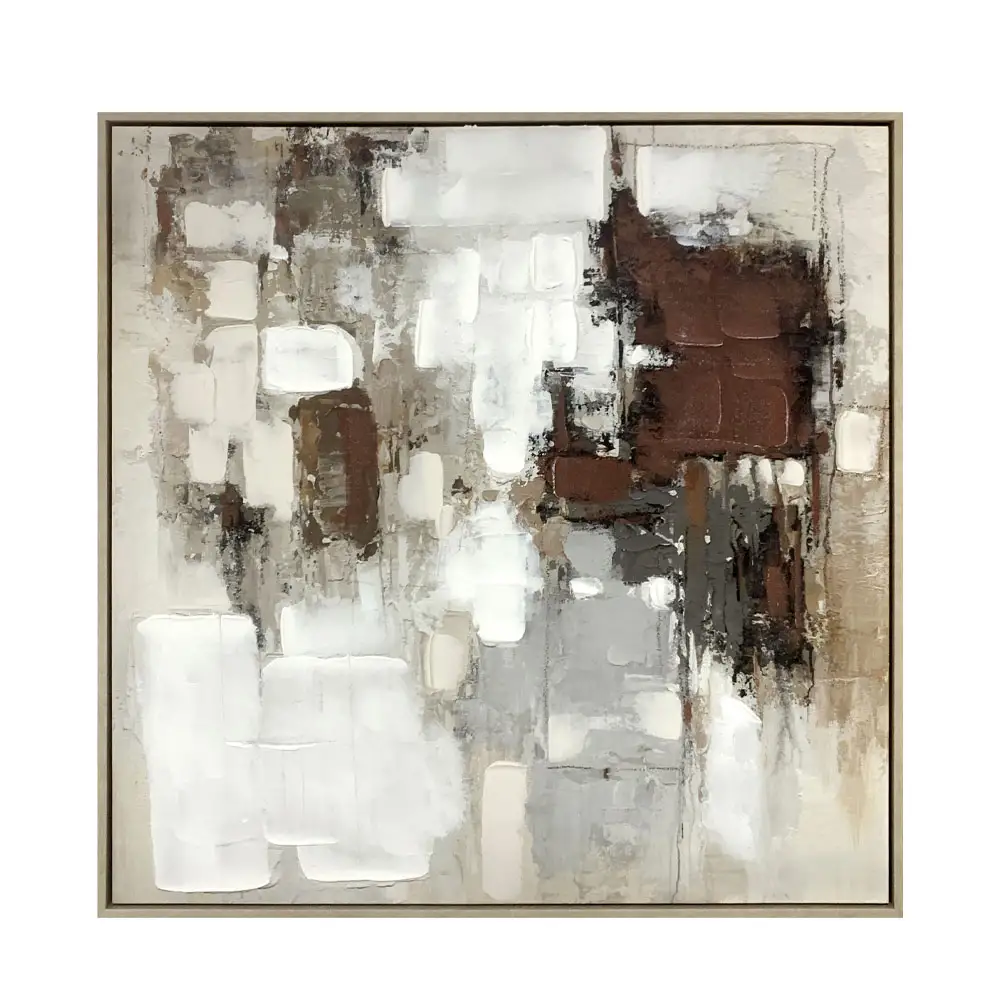 LIBERTA OMBRA I ΠΙΝΑΚΑΣ ΔΙΑΚΟΣΜΗΤΙΚΟΣ ΜΕ ΚΟΡΝΙΖΑ 82.6x4.3x82.6cm ΚΑΜΒΑΣ ΠΟΛΥΧΡΩΜΟ PS