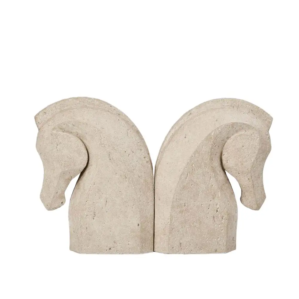 LIBERTA GALLANT ΔΙΑΚΟΣΜΗΤΙΚΟ ΒΙΒΛΙΟΣΤΑΤΗΣ 16.2x8.7x20.8cm RESIN ΜΠΕΖ