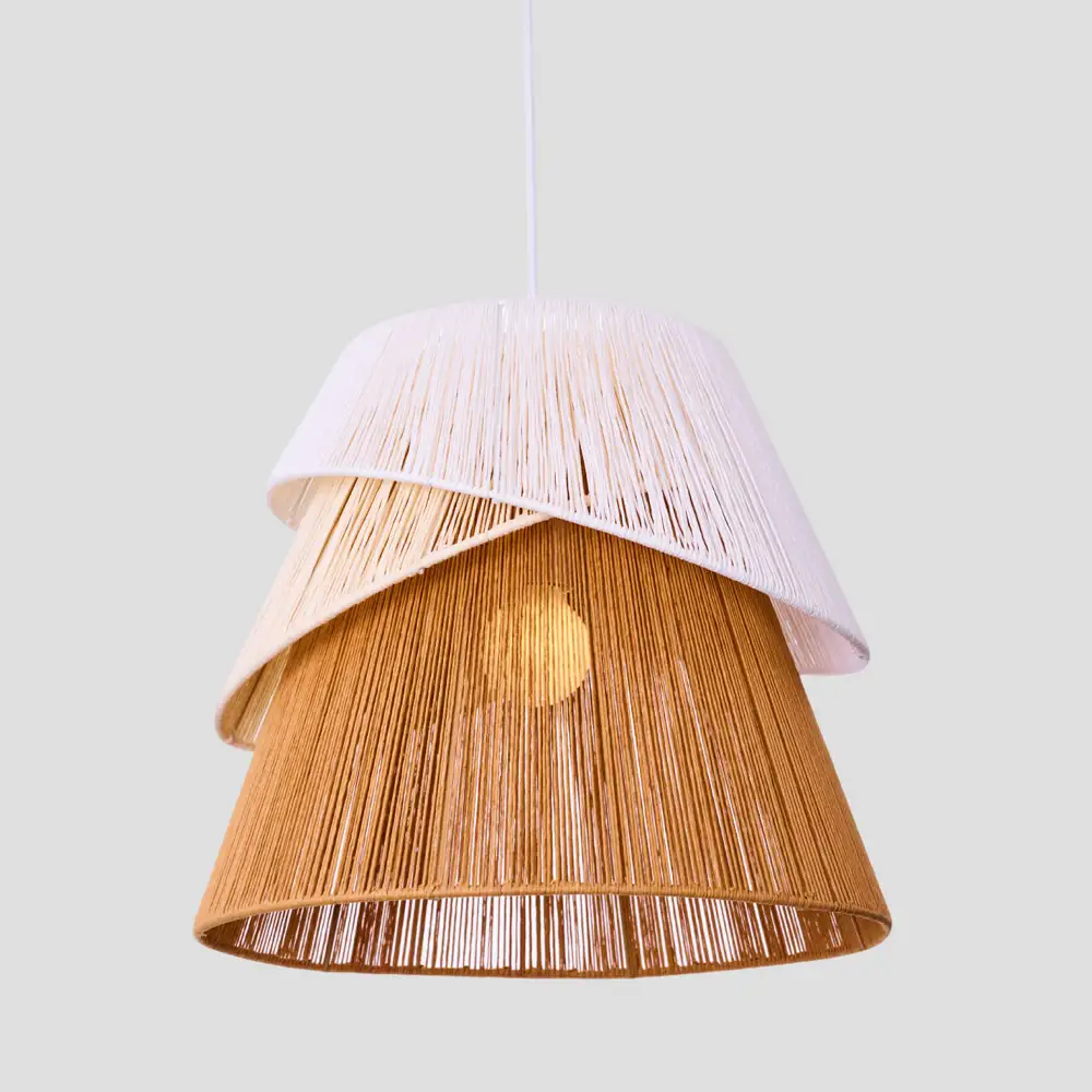 LIBERTA SORREL ΦΩΤΙΣΤΙΚΟ ΟΡΟΦΗΣ 36x34cm ΣΧΟΙΝΙ ΛΕΥΚΟ ΜΠΕΖ ΚΑΦΕ ΧΑΡΤΙ