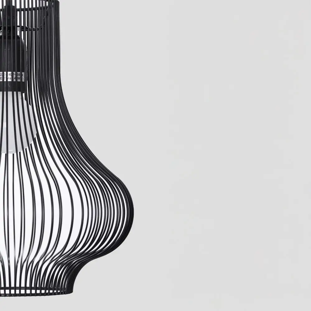 LIBERTA NOOR ΦΩΤΙΣΤΙΚΟ ΟΡΟΦΗΣ 25x30.5cm ΣΙΔΕΡΟ ΜΑΥΡΟ