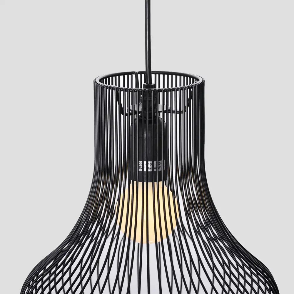 LIBERTA NOOR ΦΩΤΙΣΤΙΚΟ ΟΡΟΦΗΣ 25x30.5cm ΣΙΔΕΡΟ ΜΑΥΡΟ