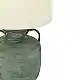 LIBERTA OPALINE ΦΩΤΙΣΤΙΚΟ ΕΠΙΤΡΑΠΕΖΙΟ 35x35x61cm ΜΕΤΑΛΛΟ ΜΕΝΤΑ ΜΠΕΖ ΑΝΟΙΧΤΟ ΛΙΝΟ