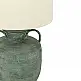 LIBERTA OPALINE ΦΩΤΙΣΤΙΚΟ ΕΠΙΤΡΑΠΕΖΙΟ 35x35x61cm ΜΕΤΑΛΛΟ ΜΕΝΤΑ ΜΠΕΖ ΑΝΟΙΧΤΟ ΛΙΝΟ