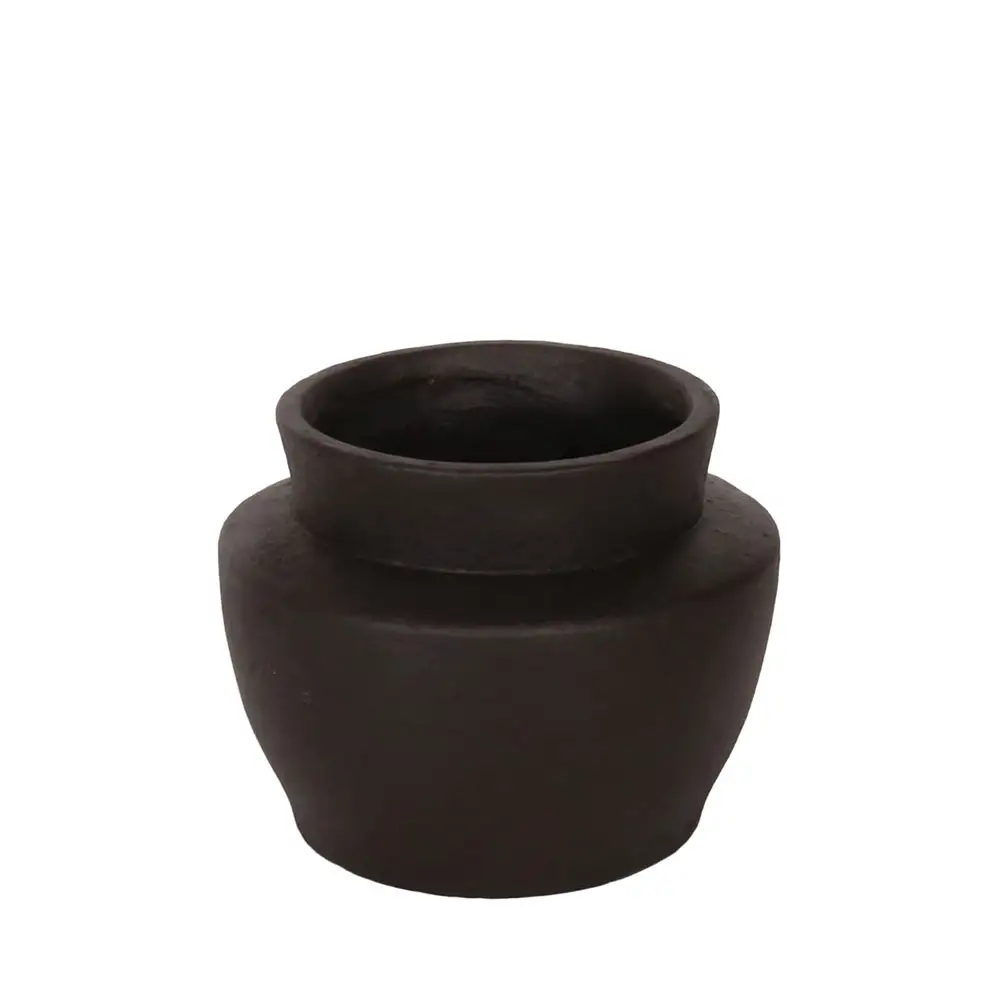 LIBERTA ARDINE ΒΑΖΟ 25x25x20cm MgO ΜΑΥΡΟ