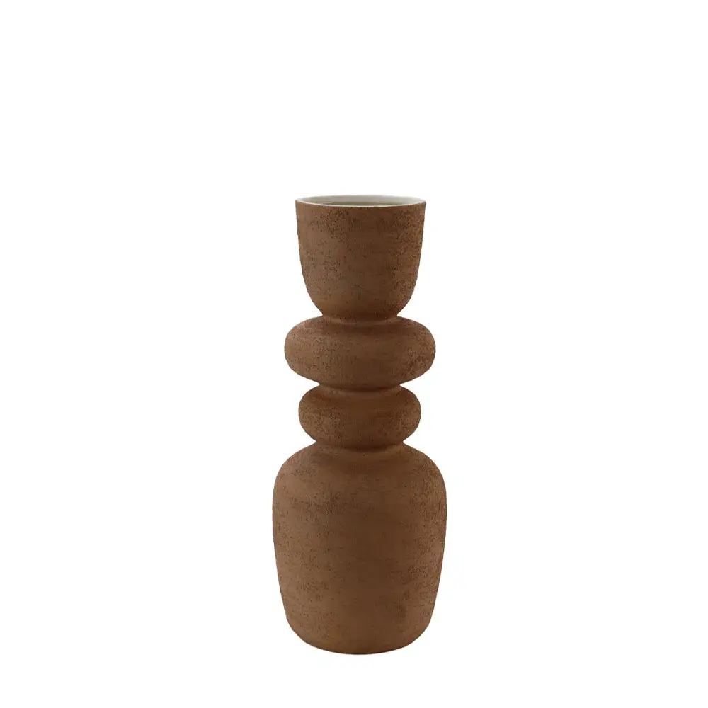 LIBERTA ZIRA ΒΑΖΟ 17x17x41cm ΚΕΡΑΜΙΚΟ TERRACOTTA