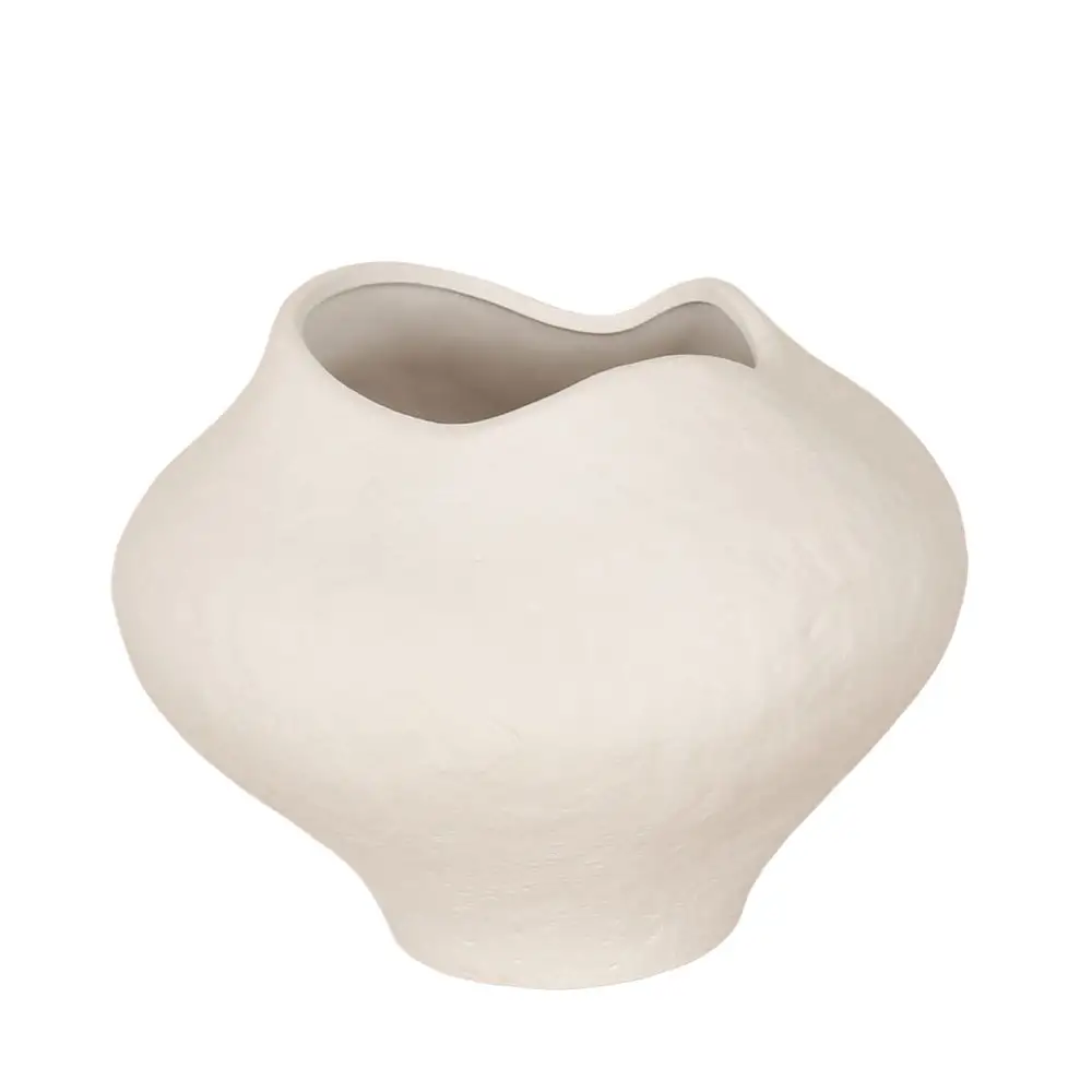 LIBERTA VERAE ΒΑΖΟ 26x26x20cm ΚΕΡΑΜΙΚΟ ΛΕΥΚΟ