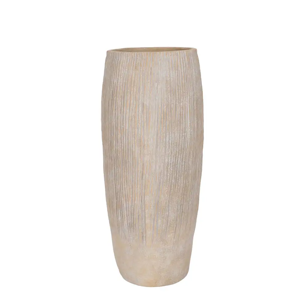 LIBERTA KANSO ΒΑΖΟ 27.7x27.7x37cm ΚΕΡΑΜΙΚΟ ΓΚΡΙ