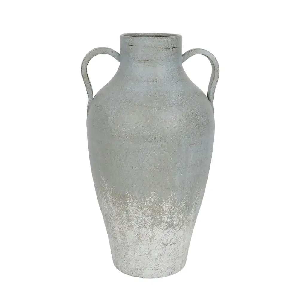 LIBERTA AMFORE ΒΑΖΟ 25x23x50cm ΜΕΤΑΛΛΟ ΓΚΡΙ ΜΠΛΕ