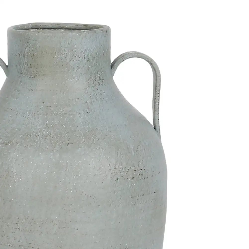 LIBERTA AMFORE ΒΑΖΟ 21x19x40cm ΜΕΤΑΛΛΟ ΓΚΡΙ ΜΠΛΕ