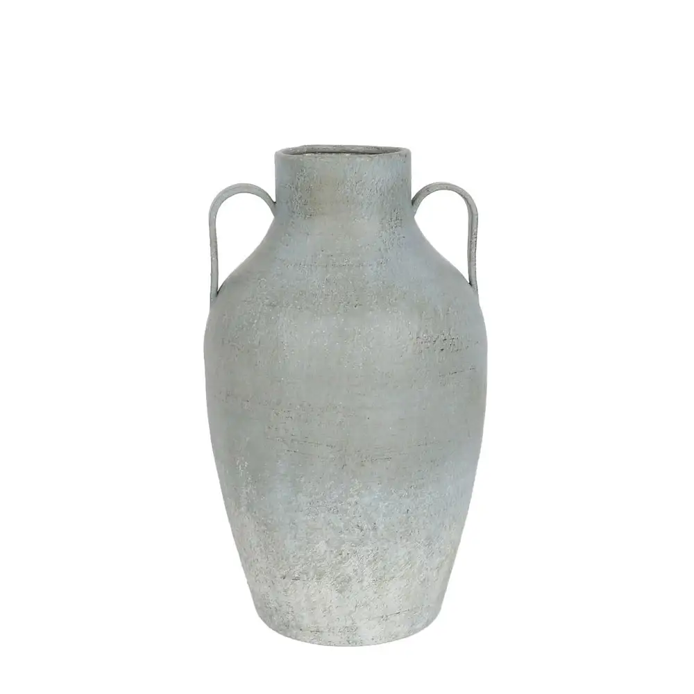 LIBERTA AMFORE ΒΑΖΟ 21x19x40cm ΜΕΤΑΛΛΟ ΓΚΡΙ ΜΠΛΕ