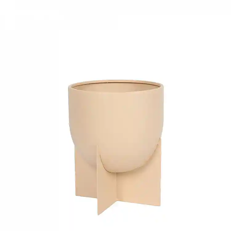 LIBERTA FINA ΚΑΣΠΩ 20x20x26cm ΜΕΤΑΛΛΟ ΜΠΕΖ