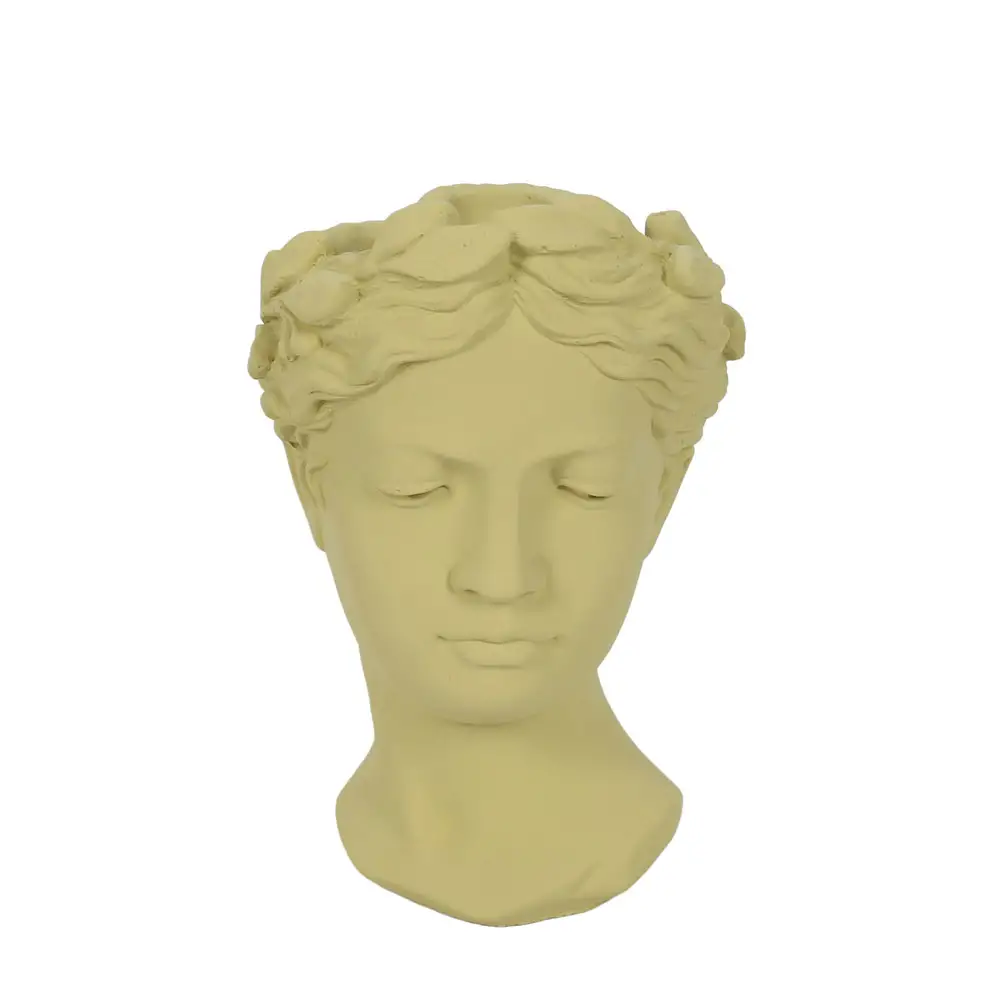 LIBERTA CEM ΒΑΖΟ 18x17x26.5cm CEMENT ΠΡΑΣΙΝΟ ΑΝΟΙΧΤΟ