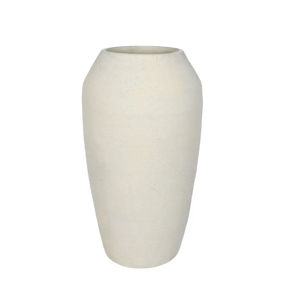 LIBERTA ASH ΒΑΖΟ 23.5x23.5x42cm ΚΕΡΑΜΙΚΟ ΑΣΠΡΟ