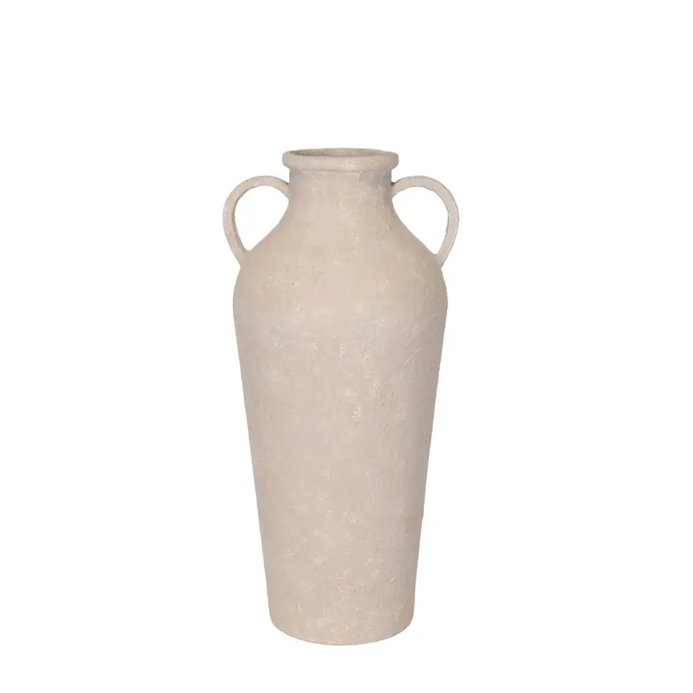 LIBERTA RAST ΒΑΖΟ 28x25x56.5cm ΣΙΔΕΡΟ STONE GREY