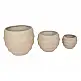 LIBERTA FLORRA ΚΑΣΠΩ SET 3ΤΜΧ 54.3x54.3x47.5cm MgO ΜΠΕΖ
