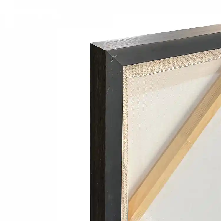LIBERTA PLIS ΠΙΝΑΚΑΣ ΔΙΑΚΟΣΜΗΣΗΣ ΜΕ ΚΟΡΝΙΖΑ 80x80x4cm ΚΑΜΒΑΣ ΜΠΕΖ ΚΑΦΕ ΣΚΟΥΡΟ ΞΥΛΟ