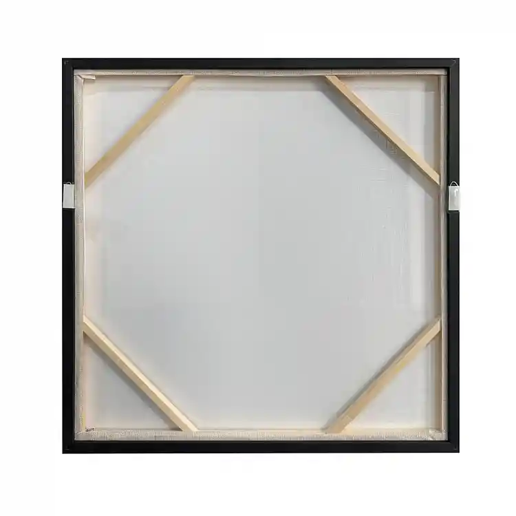 LIBERTA PLIS ΠΙΝΑΚΑΣ ΔΙΑΚΟΣΜΗΣΗΣ ΜΕ ΚΟΡΝΙΖΑ 80x80x4cm ΚΑΜΒΑΣ ΜΠΕΖ ΚΑΦΕ ΣΚΟΥΡΟ ΞΥΛΟ
