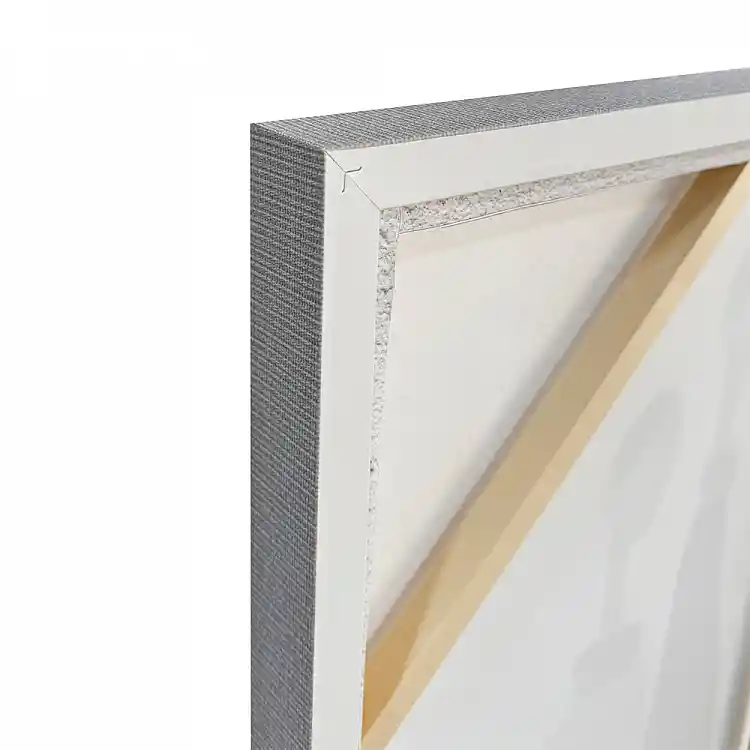 LIBERTA TRINITY ΠΙΝΑΚΑΣ ΔΙΑΚΟΣΜΗΣΗΣ ΜΕ ΚΟΡΝΙΖΑ 80x120x4cm ΚΑΜΒΑΣ OFF WHITE STONE GREY ΞΥΛΟ ΓΚΡΙ
